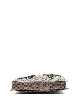 Gucci Convertible Soft Open Tote Embroidered GG Coated Canvas Tall (view 2)