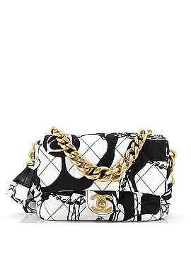 Chanel Deer Coco Flap Bag Quilted Printed Canvas Mini (view 1)