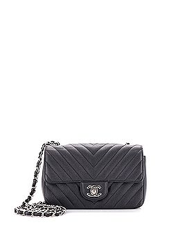 Chanel Classic Single Flap Bag Chevron Caviar Mini (view 1)