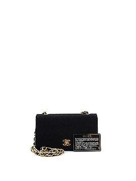 Chanel Vintage Full Flap Bag Quilted Jersey Mini (view 2)