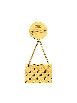 Chanel Vintage Medallion Flap Bag Brooch Metal (view 2)