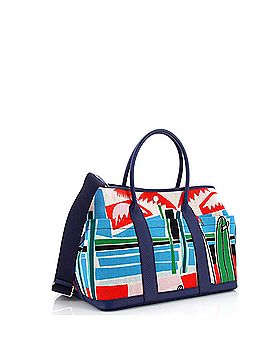 Hermès Sea, Surf & Fun Garden Party Tote Printed Toile and Leather 36 (view 2)