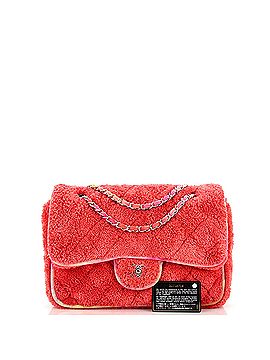 Chanel Classic Single Flap Bag Quilted Terry Cloth and Ribbon Jumbo (view 2)