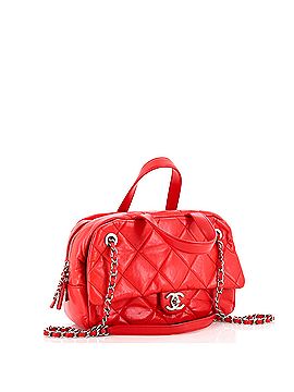 Chanel Express Bowling Bag Quilted Aged Calfskin Medium (view 2)