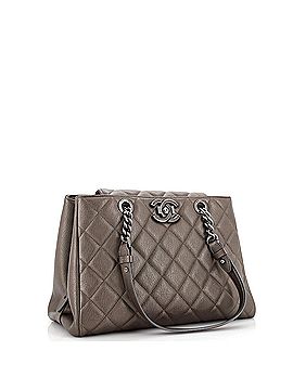 Chanel City Rock Shopping Tote Quilted Goatskin Large (view 2)