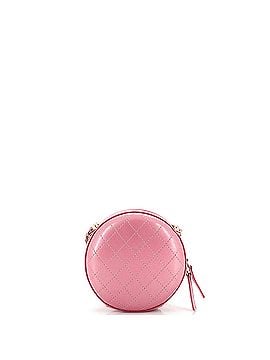 Chanel Round Clutch with Chain Quilted Iridescent Calfskin (view 2)
