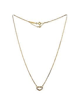 Cartier C Heart de Cartier Pendant Necklace 18K Yellow Gold with Pave Diamonds (view 2)