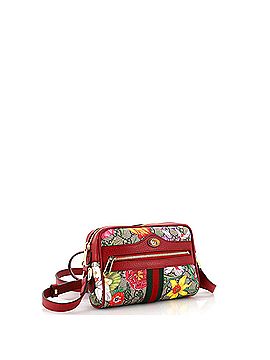 Gucci Ophidia Shoulder Bag Flora GG Coated Canvas Mini (view 2)