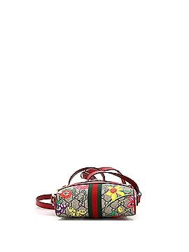 Gucci Ophidia Shoulder Bag Flora GG Coated Canvas Mini (view 2)