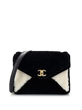 Chanel Paris-Chenonceau Geometric Envelope Flap Bag Shearling Small (view 1)