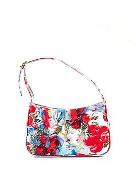 Saint Laurent Le 5 a 7 Hobo Floral Printed Leather Small (view 1)
