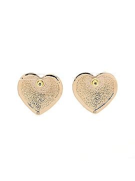 Chanel CC Turnlock Heart Stud Earrings Metal (view 2)