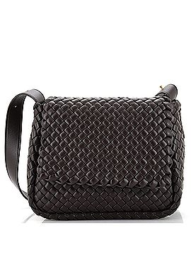 Bottega Veneta Cobble Flap Shoulder Bag Padded Intrecciato Leather (view 1)