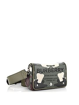 Burberry Hackberry Shoulder Bag Printed Coated Canvas Small (view 2)