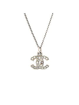 Chanel CC Crystal Logo Necklace Metal (view 1)