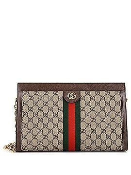 Gucci Ophidia Chain Shoulder Bag GG Coated Canvas Medium (view 1)