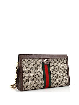 Gucci Ophidia Chain Shoulder Bag GG Coated Canvas Medium (view 2)