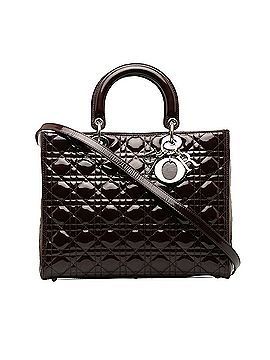 Dior Large Patent Cannage Lady Dior (view 1)