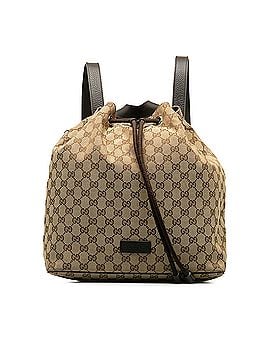Gucci GG Canvas Drawstring Backpack (view 1)