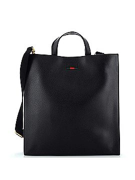 Gucci Convertible Soft Web Open Tote Leather Tall (view 1)