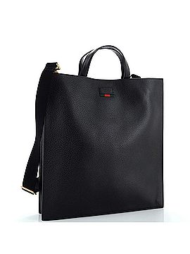 Gucci Convertible Soft Web Open Tote Leather Tall (view 2)