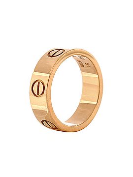 Cartier Love Band Ring 18K Rose Gold (view 2)