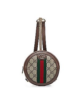 Gucci Mini GG Supreme Round Ophidia Backpack (view 1)