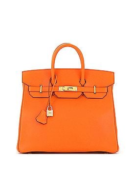 Hermès HAC Birkin Bag Orange Gulliver with Gold Hardware 32 (view 1)