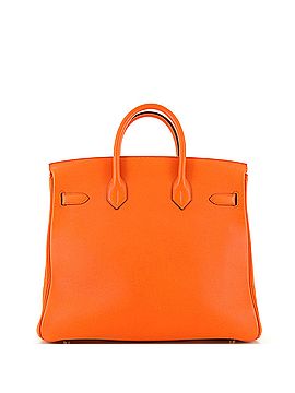 Hermès HAC Birkin Bag Orange Gulliver with Gold Hardware 32 (view 2)