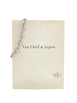 Van Cleef & Arpels Byzantine Alhambra Chain Link Bracelet 18K White Gold (view 2)