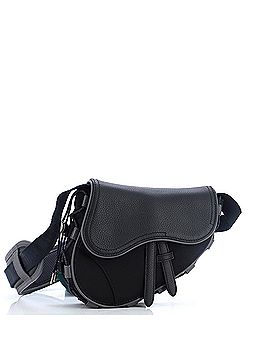 Christian Dior x Sacai Saddle Crossbody Bag Technical Fabric and Leather Mini (view 2)