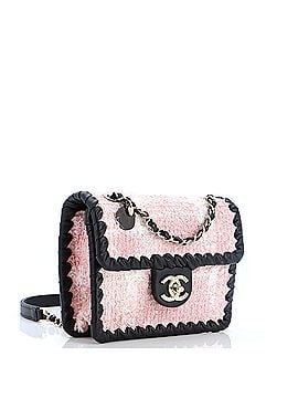 Chanel My Own Frame Flap Bag Quilted Tweed with Braided Calfskin Mini (view 2)