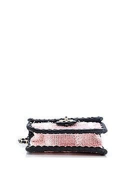 Chanel My Own Frame Flap Bag Quilted Tweed with Braided Calfskin Mini (view 2)