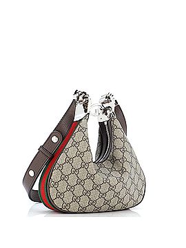 Gucci Attache Shoulder Bag GG Coated Canvas Small (view 2)