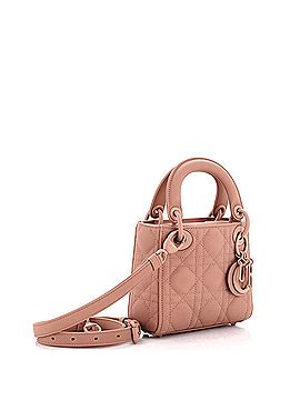 Christian Dior Ultra Matte Lady Dior Chain Bag Cannage Quilt Calfskin Mini (view 2)
