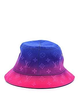 Louis Vuitton Bucket Hat Limited Edition Illusion Monogram Taurillon Leather (view 1)