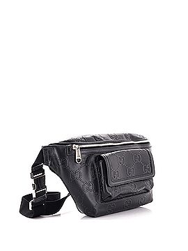 Gucci Front Pocket Belt Bag GG Embossed Perforated Leather (view 2)