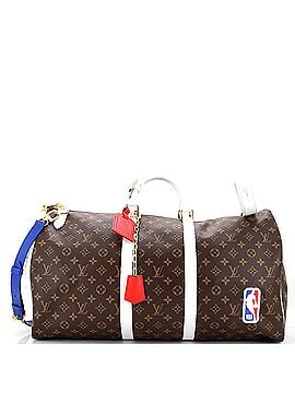 Louis Vuitton x NBA Basketball Keepall Bandouliere Bag Monogram Canvas 55 (view 1)