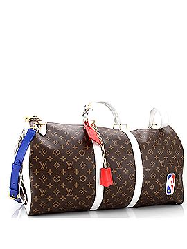 Louis Vuitton x NBA Basketball Keepall Bandouliere Bag Monogram Canvas 55 (view 2)
