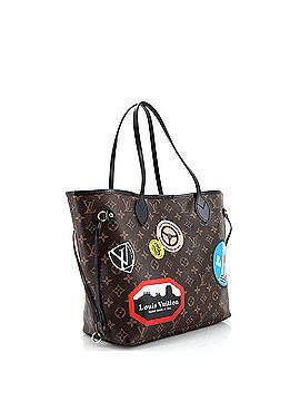 Louis Vuitton Neverfull NM Tote Limited Edition World Tour Monogram Canvas MM (view 2)