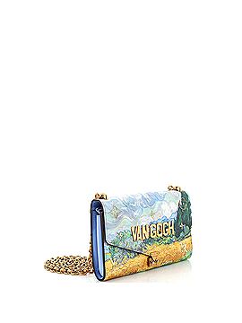 Louis Vuitton Chain Wallet Limited Edition Jeff Koons Van Gogh Print Canvas (view 2)