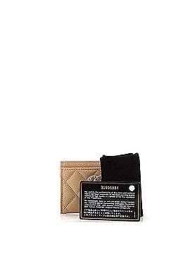 Chanel Crystal CC Card Holder Quilted Caviar (view 2)