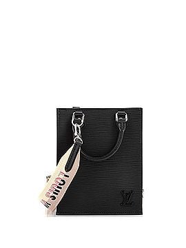 Louis Vuitton Petit Sac Plat Bag Epi Leather with Logo Jacquard Strap (view 1)