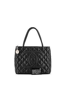 Chanel Medallion Tote Quilted Caviar (view 2)