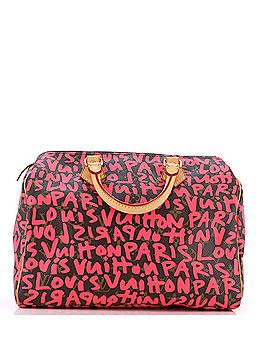 Louis Vuitton Speedy Handbag Limited Edition Monogram Graffiti 30 (view 1)