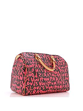 Louis Vuitton Speedy Handbag Limited Edition Monogram Graffiti 30 (view 2)