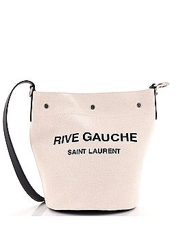 Saint Laurent Rive Gauche Bucket Bag Canvas (view 1)