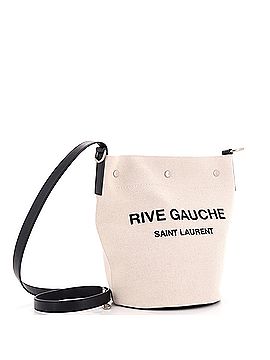 Saint Laurent Rive Gauche Bucket Bag Canvas (view 2)