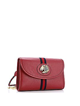 Gucci Rajah Web Chain Shoulder Bag Leather Small (view 2)