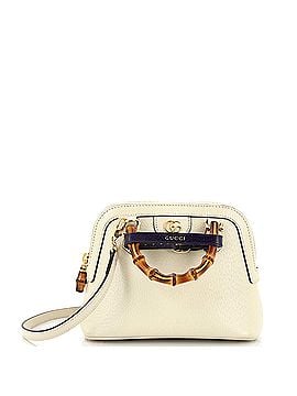 Gucci Diana NM Bamboo Dome Top Handle Bag Leather Mini (view 1)